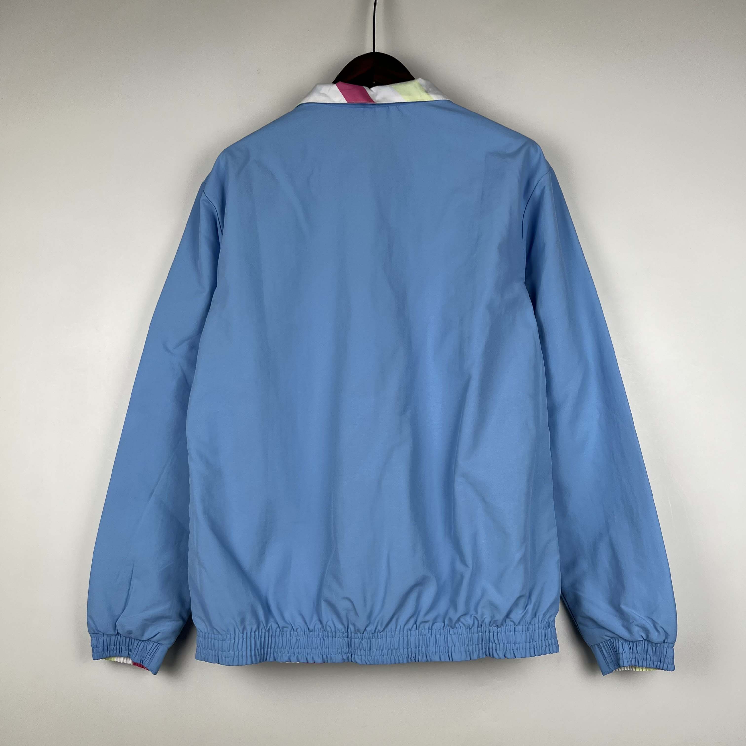 2023/2024 Manchester City Reversible Windbreaker Blue
