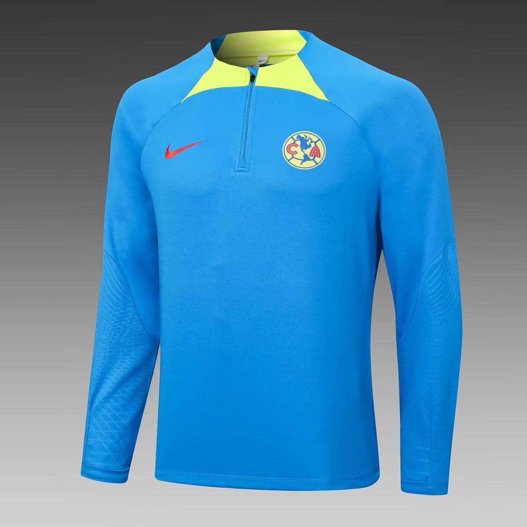 2023/2024 América Half-Pull Training Suit Blue