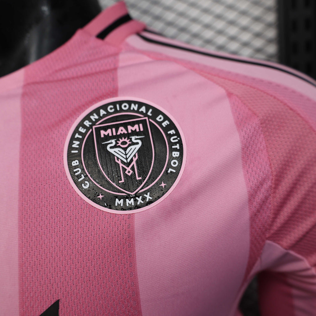 2025/2026 Long Sleeve Inter Miami Home Player Version