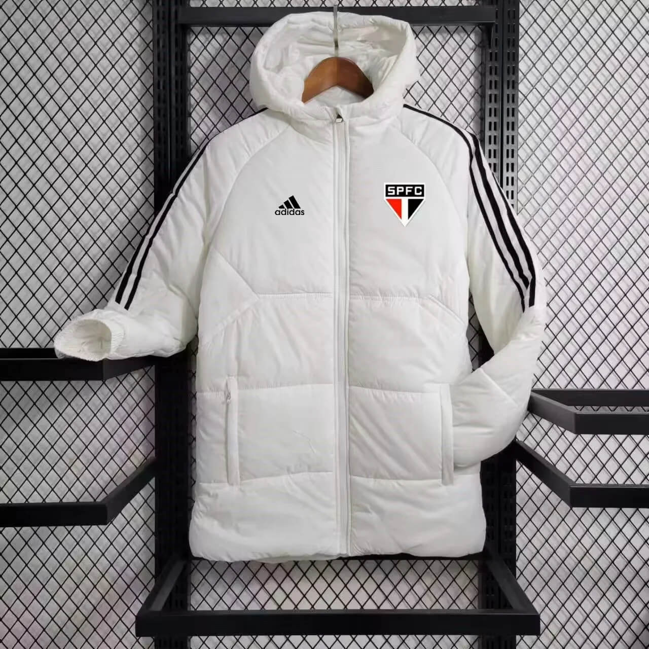 2024/2025 São Paulo White Soccer Long Cotton jacket