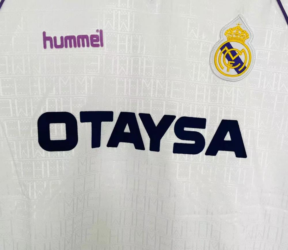 1990/1992 Retro Real Madrid Home