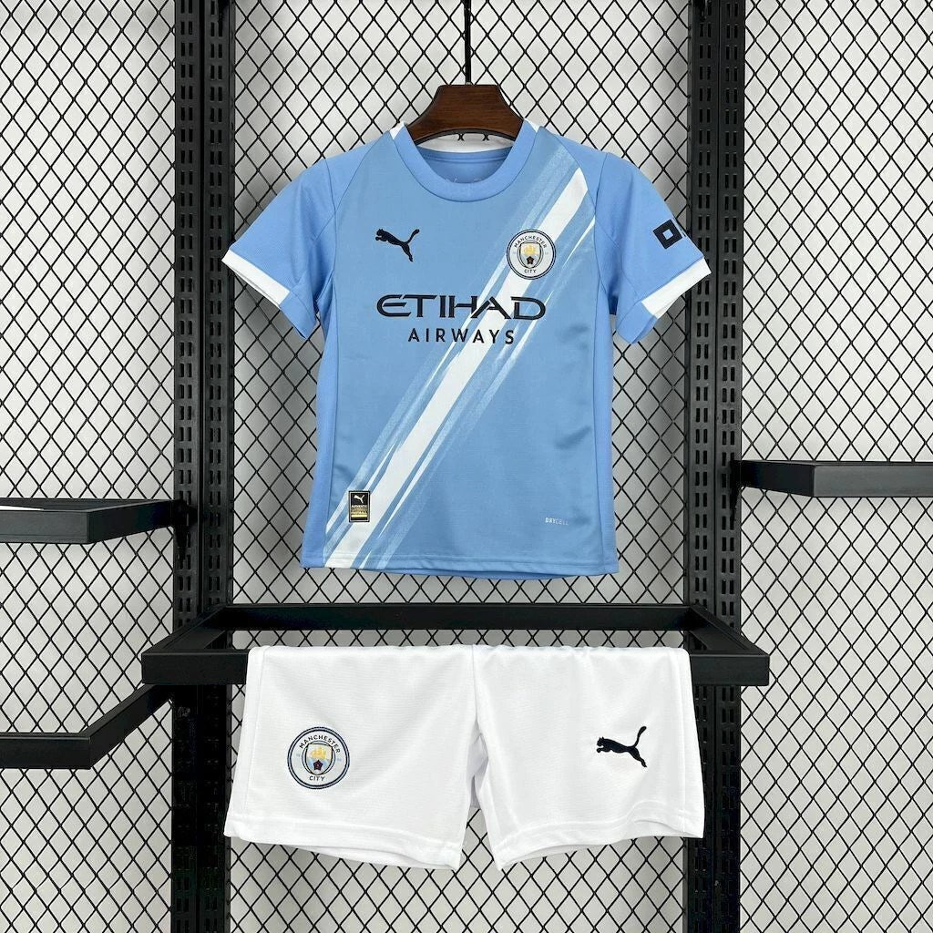 2025/2026 Kids Size Manchester City Home