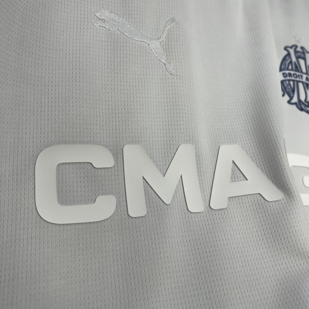 2024/2025 Olympique de Marseille 125th Anniversary White Jersey