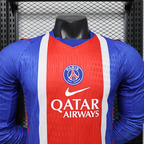 2026/2027 Long Sleeve Player Version Paris Saint-Germain Home Football Shirt 1:1 Thai Quality topjersey
