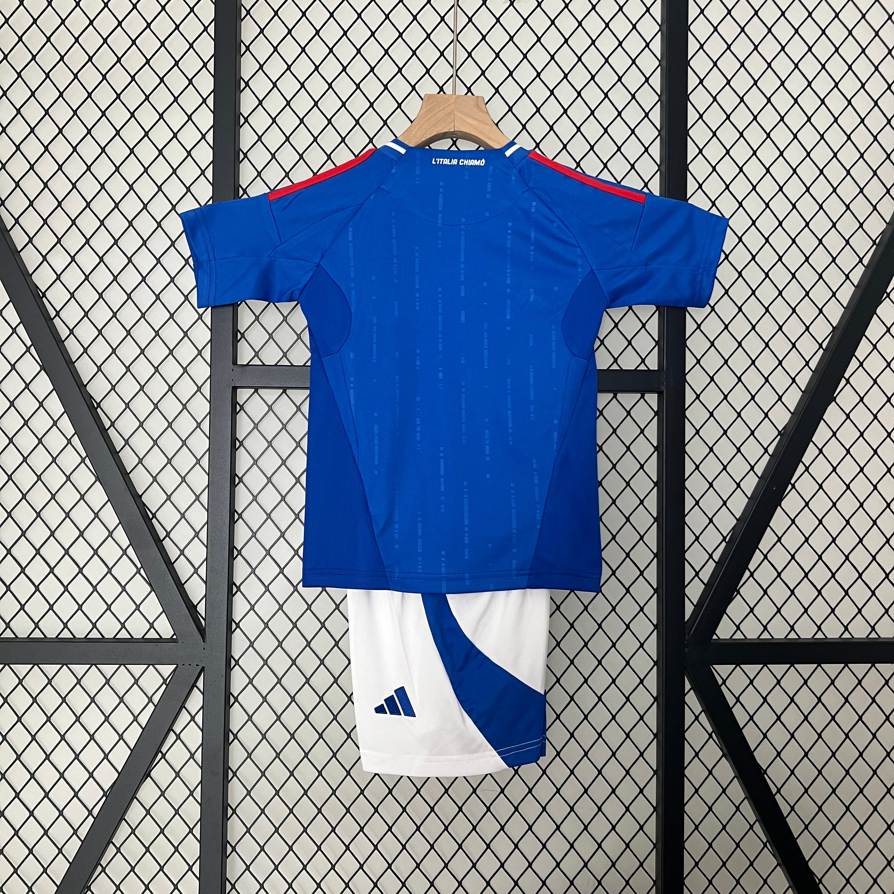 2024-2025 Italy Home Soccer Shirt Kids Size