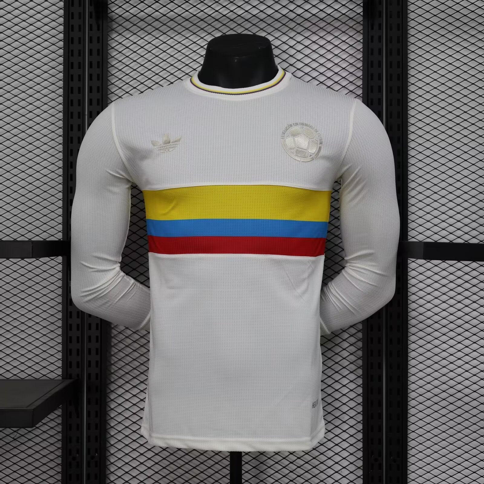 2024 Long Sleeve Player Version Colombia 100th White