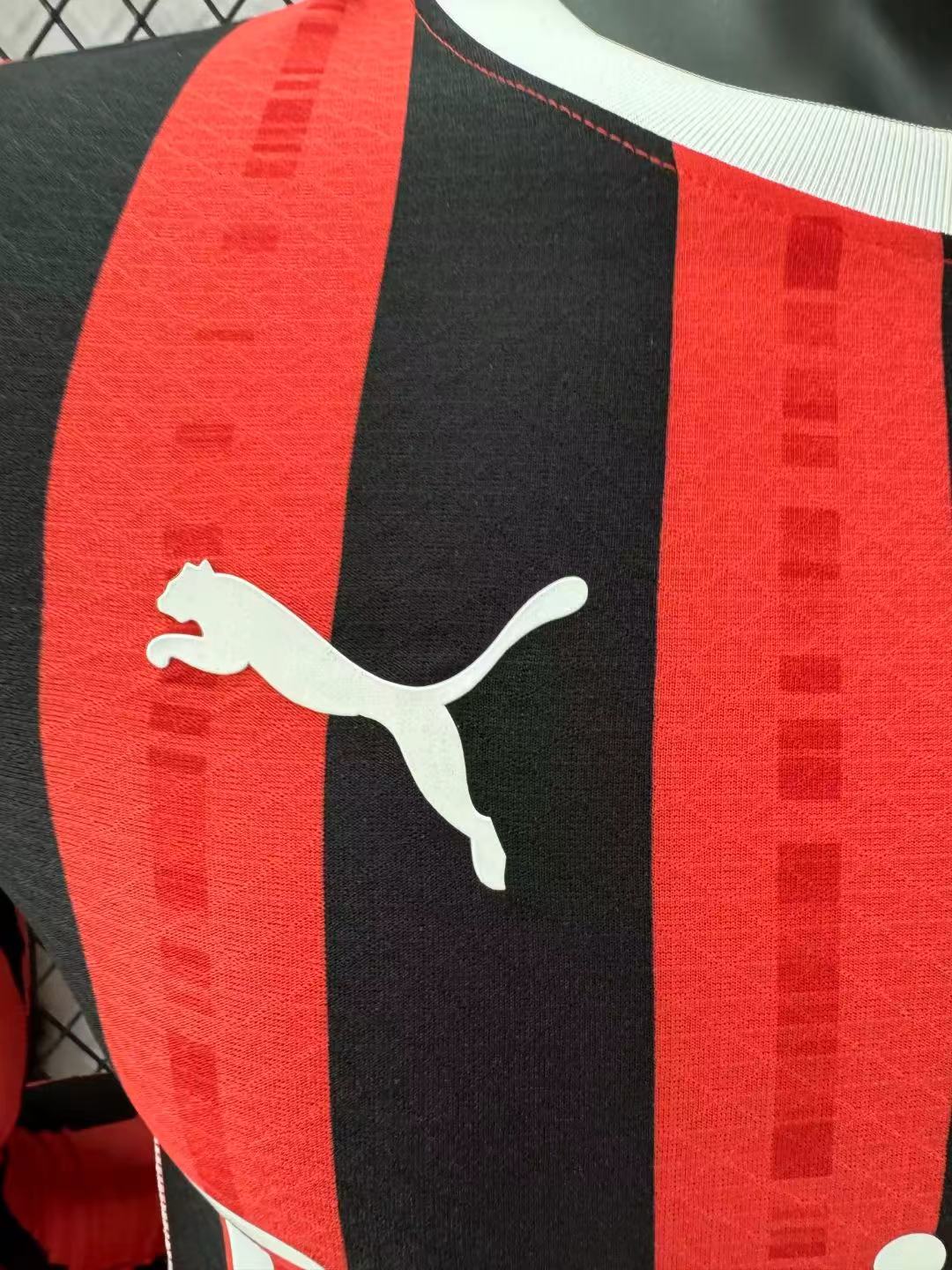 2024/2025 Player Version AC Milan Home Long Sleeve