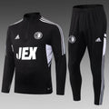 2022/2023 Feyenoord Rotterdam Half-Pull Training Suit Black