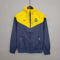 2023/2024 Al-Nassr Windbreaker Navy blue and yellow