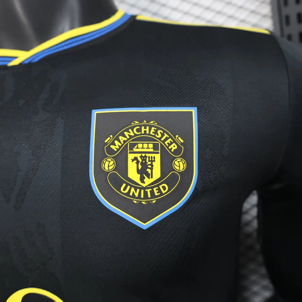 2025/2026 Long Sleeve Player Version Manchester United Third Away
