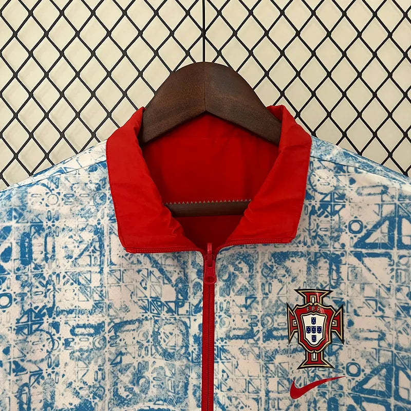 2024 Portugal Reversible Windbreaker (red-white)