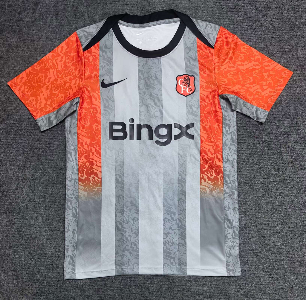 2026/2027 Chelsea Pre-Match Grayish Orange Football Jersey 1:1 Thai Quality