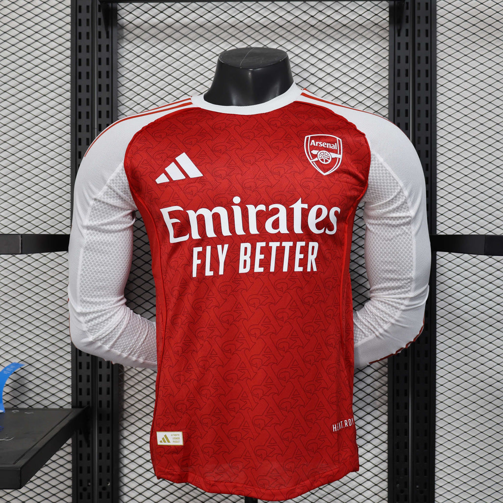 2025/2026 Long Sleeves Player Version Arsenal Home