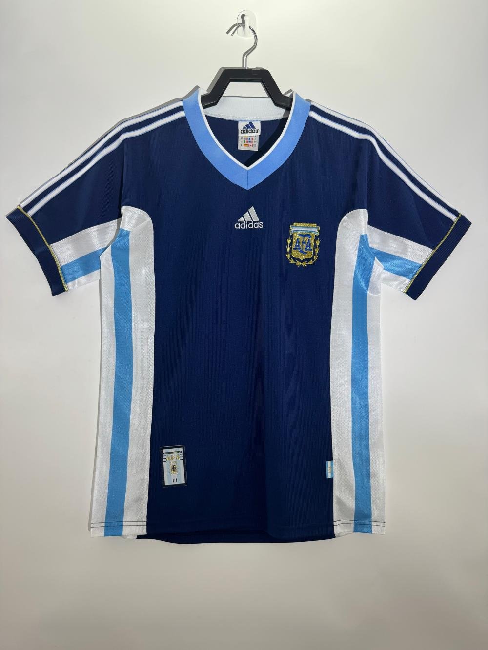 1998 Retro Argentina National Team Away Jersey