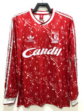 1989/1991 Retro Long Sleeve Liverpool Home