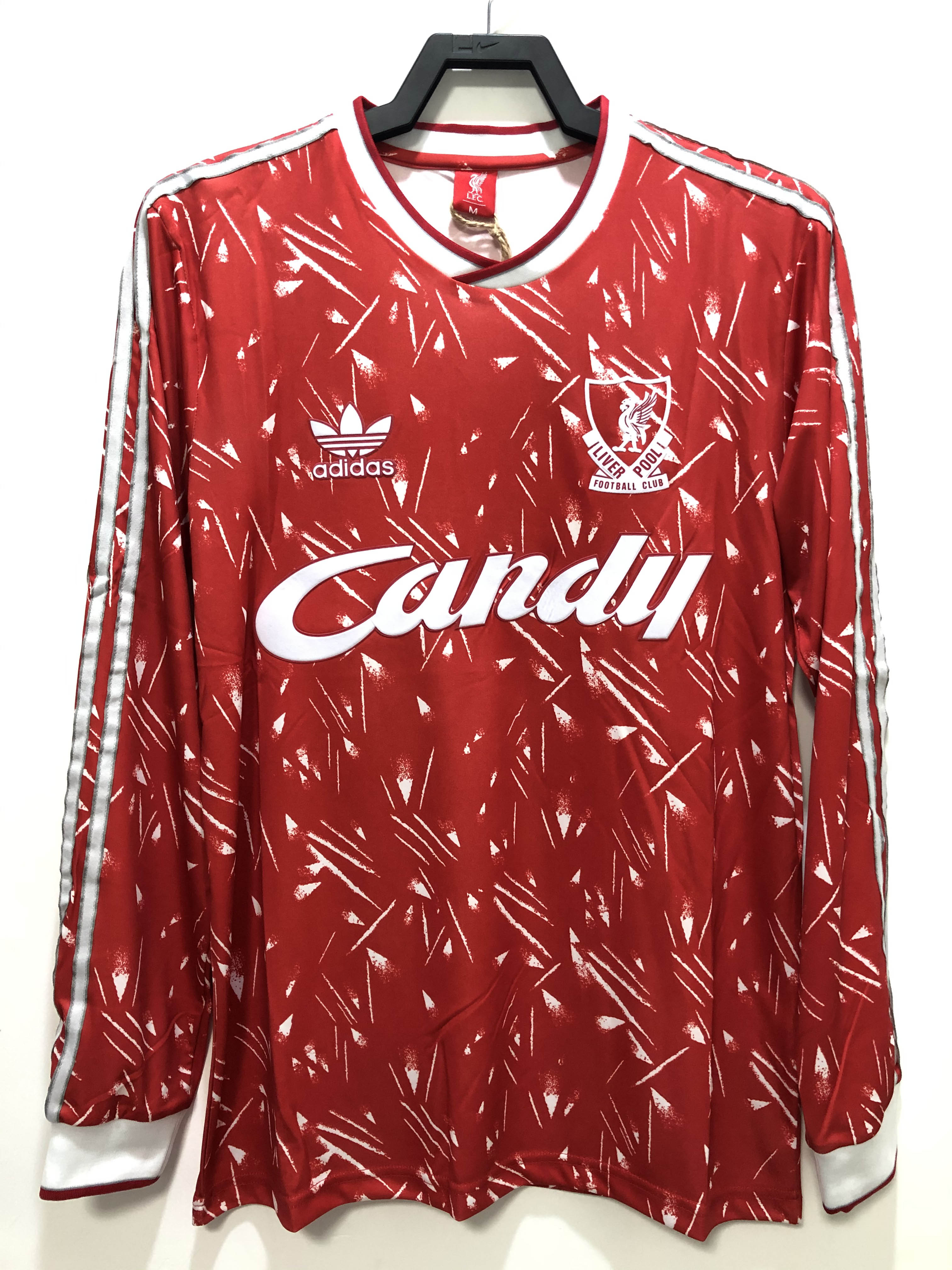 1989/1991 Retro Long Sleeve Liverpool Home