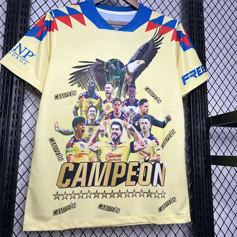 2024/2025 Club América Champions Yellow Commemorative Edition Jersey