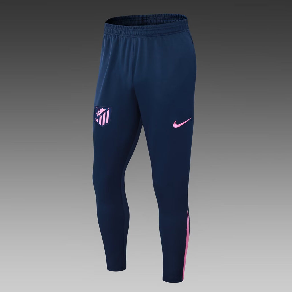 2024/2025 Atletico Madrid Half-Pull Training Suit Pink Jersey