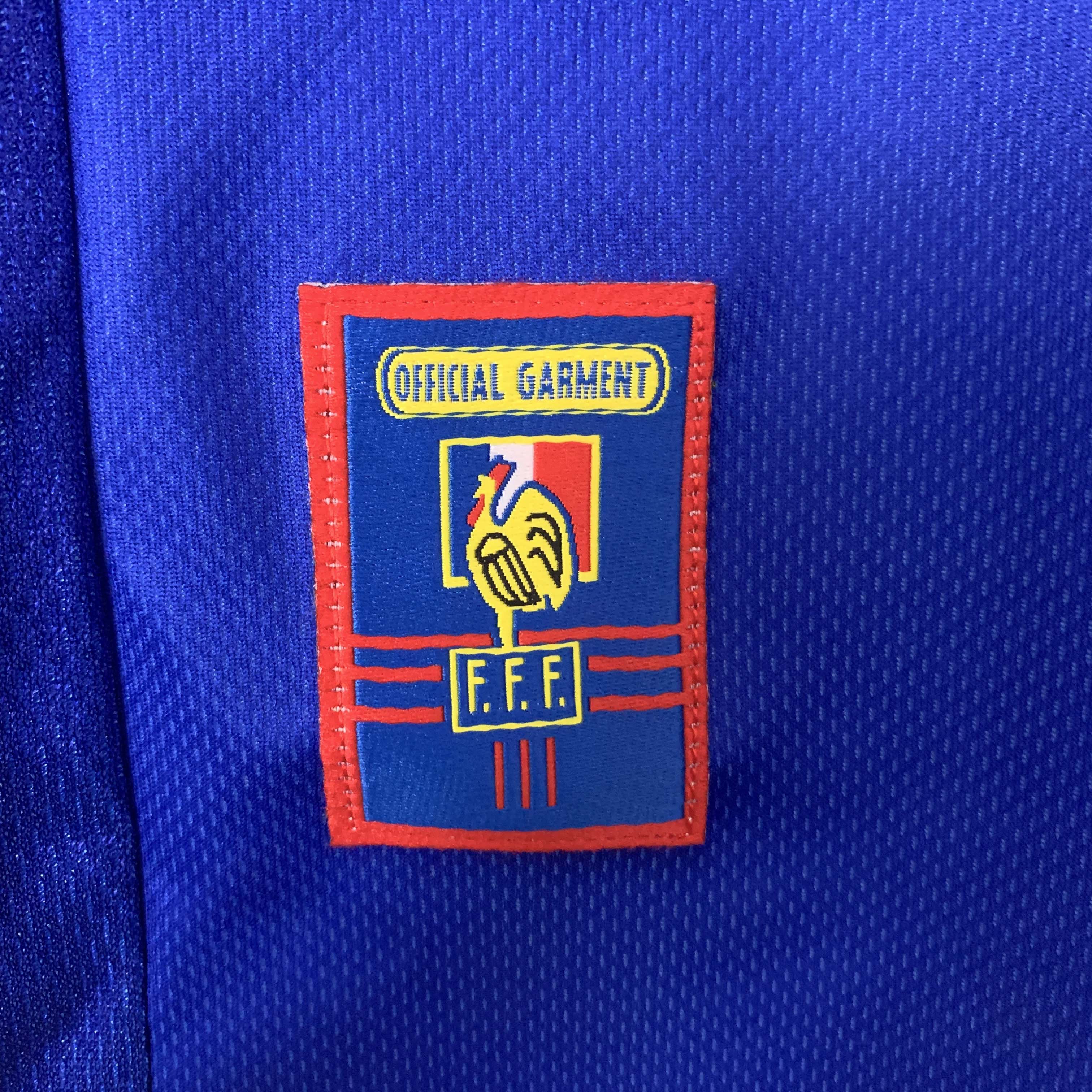 1998 Retro Long Sleeve France Home