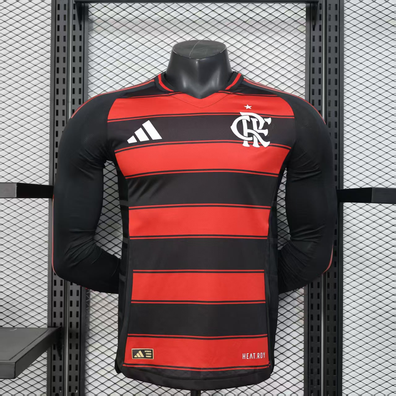 2025/2026 Long Sleeve Player Version Flamengo Home Jersey