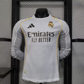 2025/2026 Long Sleeve Player Version Real Madrid Home