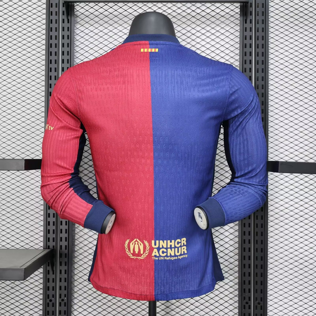 2024/2025 Long Sleeve Player Version Barcelona Cool Play