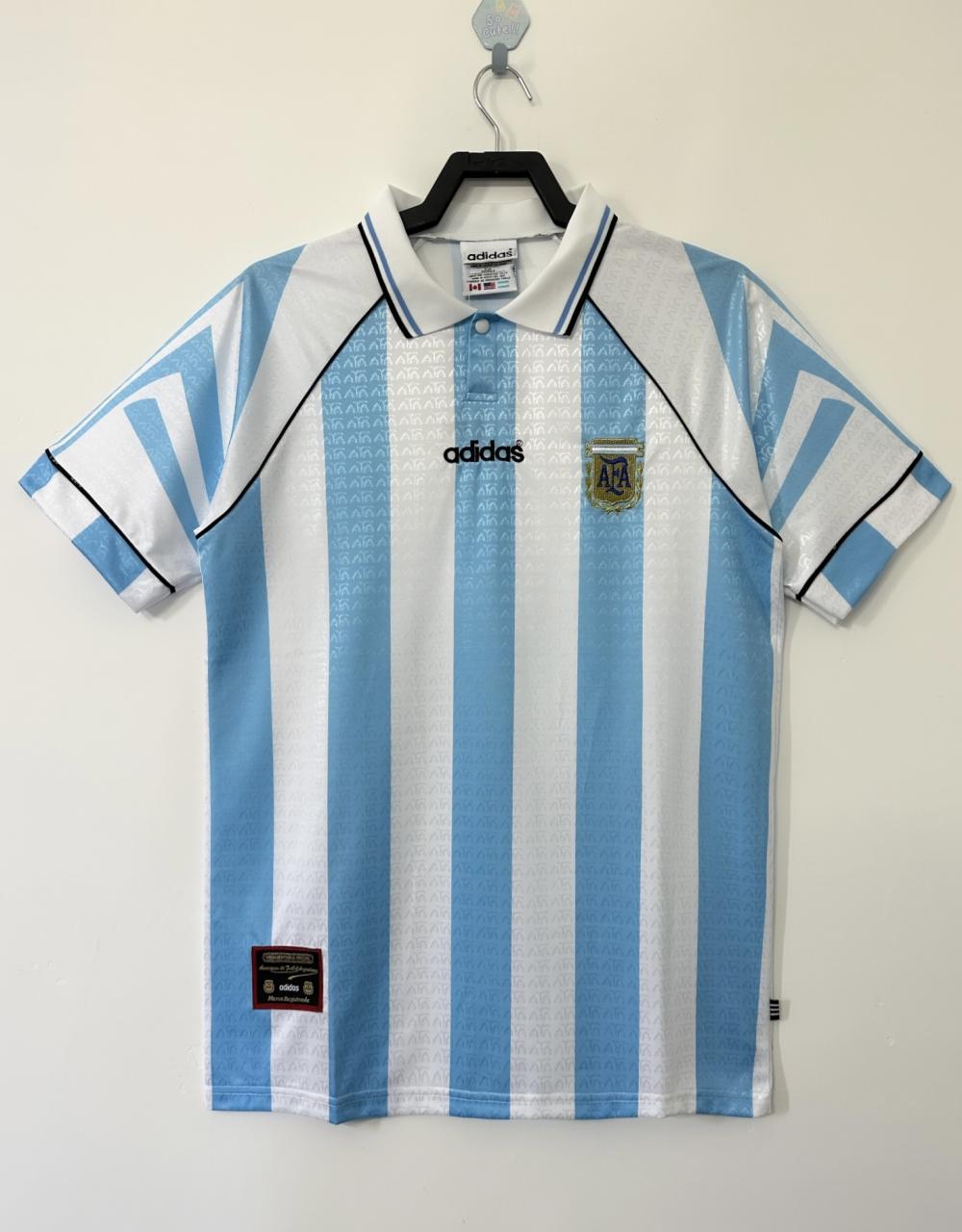 1996-1997 Retro Argentina National Team Home Jersey