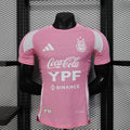 2025/2026 Player Version Argentina Training Clothes Pink Jersey