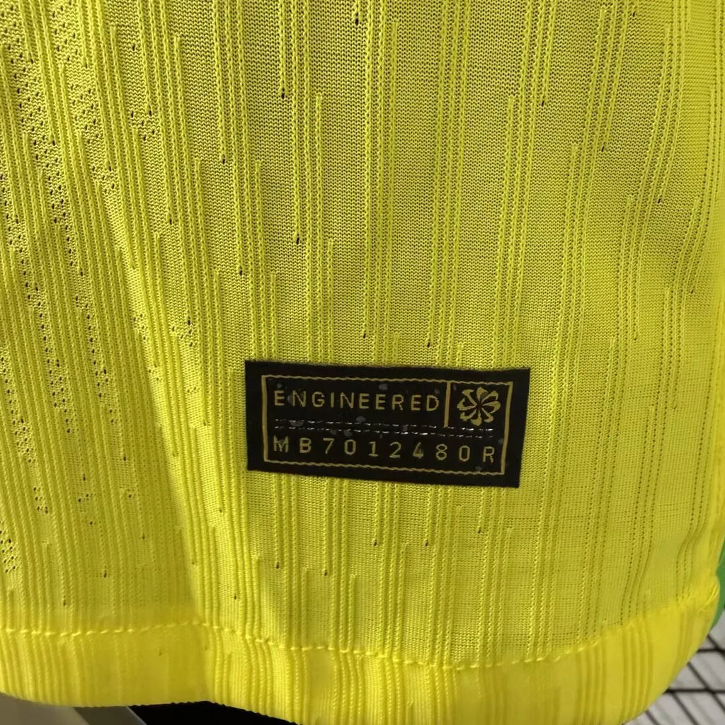 2025/2026 Long sleeves Player Version Brazil Home