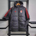 2024 Mexico Black-Red Edge Soccer Long Cotton jacket