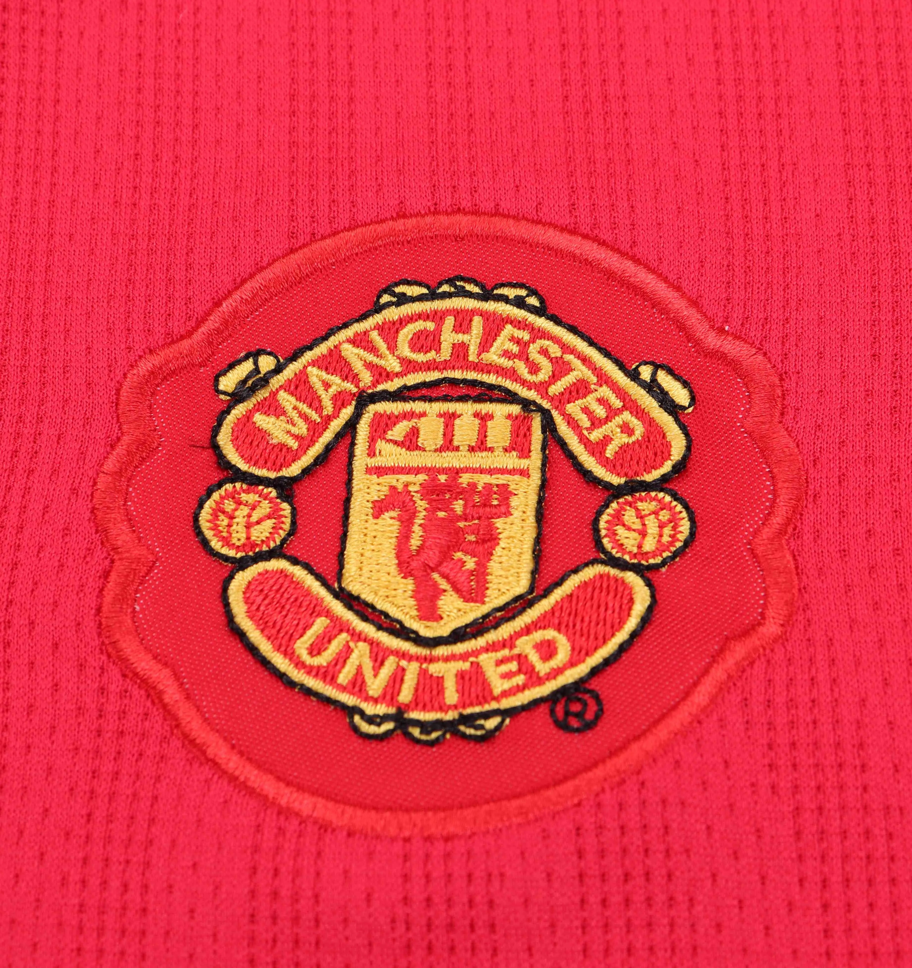 2007/2008 Retro Long Sleeve Manchester United Home Champions League Edition