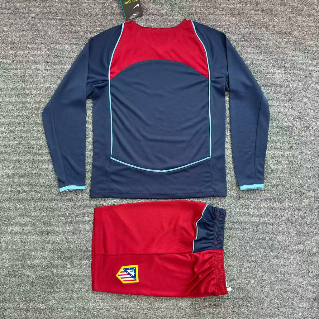 2004-2005 Retro Long Sleeve Atletico Madrid Away