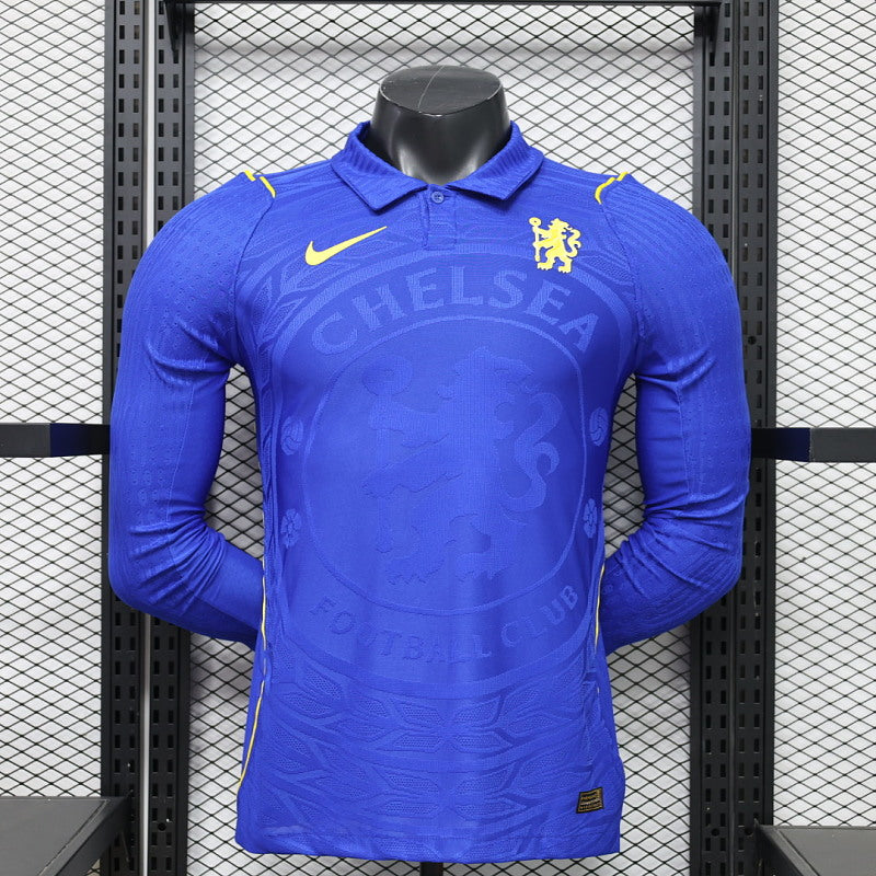 2026/2027 Long Sleeve Player Version Chelsea Home Football Shirt 1:1 Thai Quality topjersey