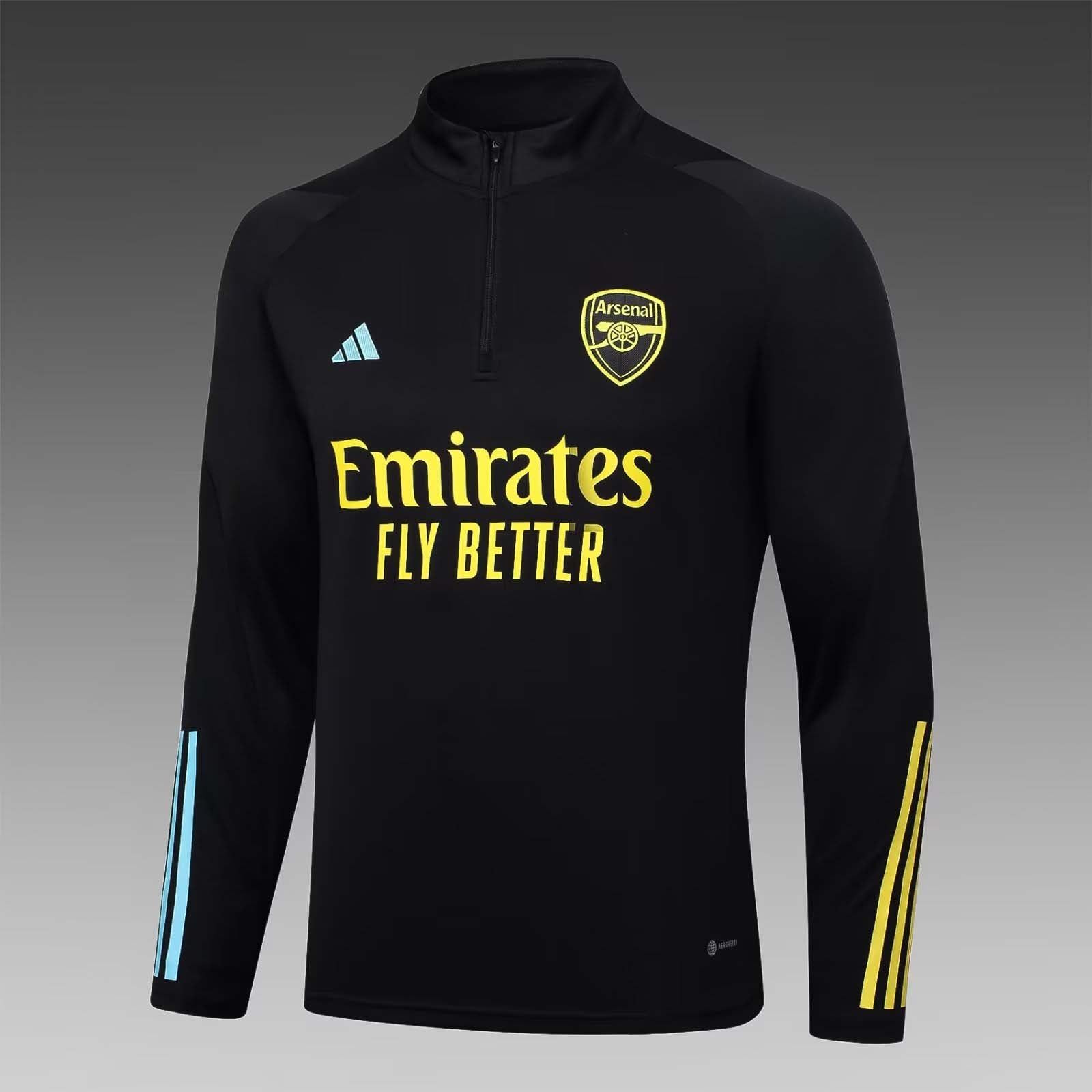 2023/2024 Arsenal Half-Pull Training Suit black