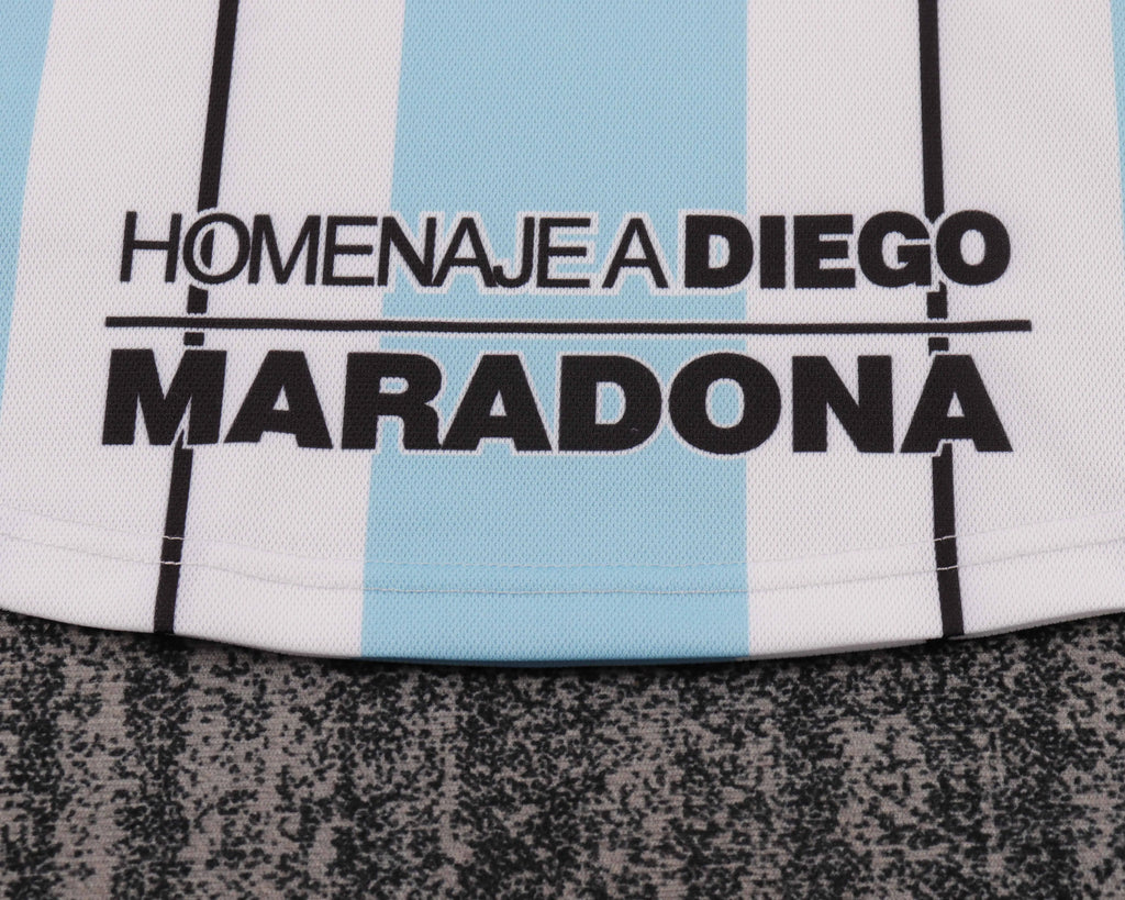 2001 Retro Argentina National Team Maradona Commemorative Edition Jersey