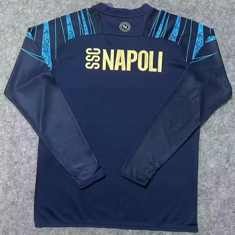 2026/2027 Long Sleeve Napoli Pre-Match Football Jersey 1:1 Thai Quality topjersey