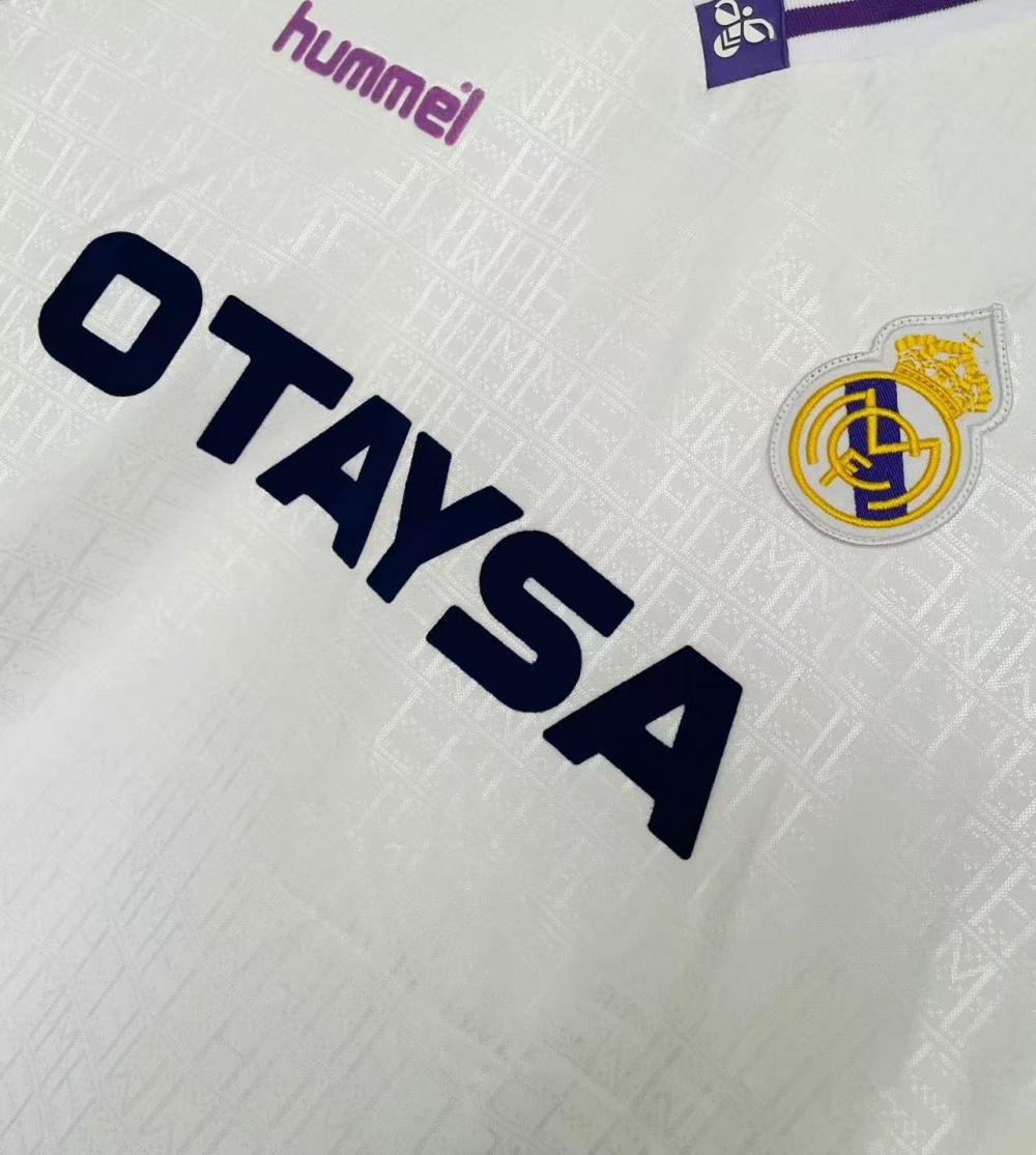 1990/1992 Retro Real Madrid Home