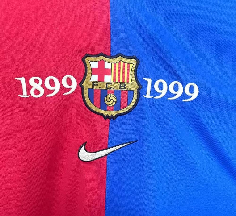 1999/2000 Retro Barcelona Home 100th Anniversary Edition