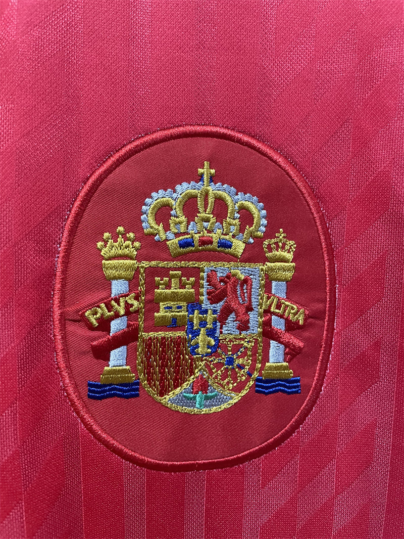 1994 Retro Spain Home Soccer Shirt