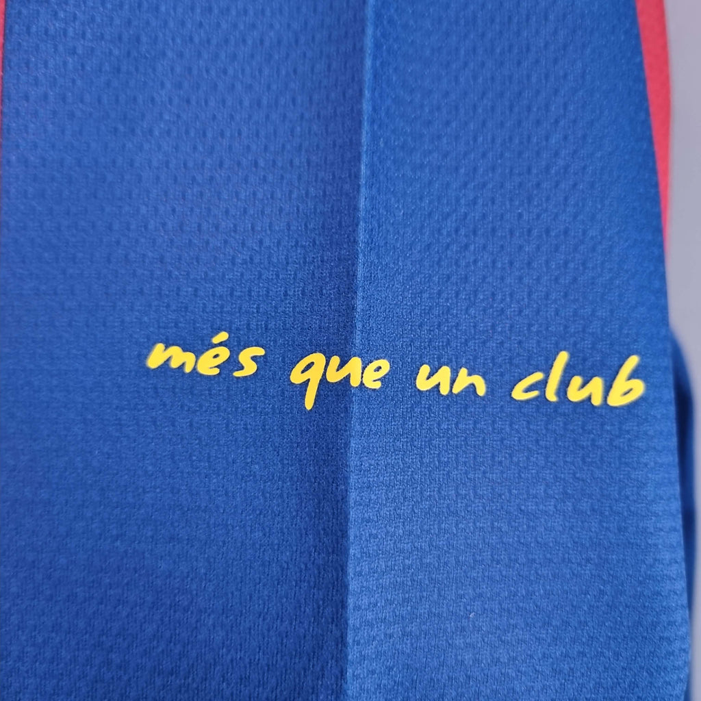 2010/2011 Retro Long Sleeve Barcelona Home