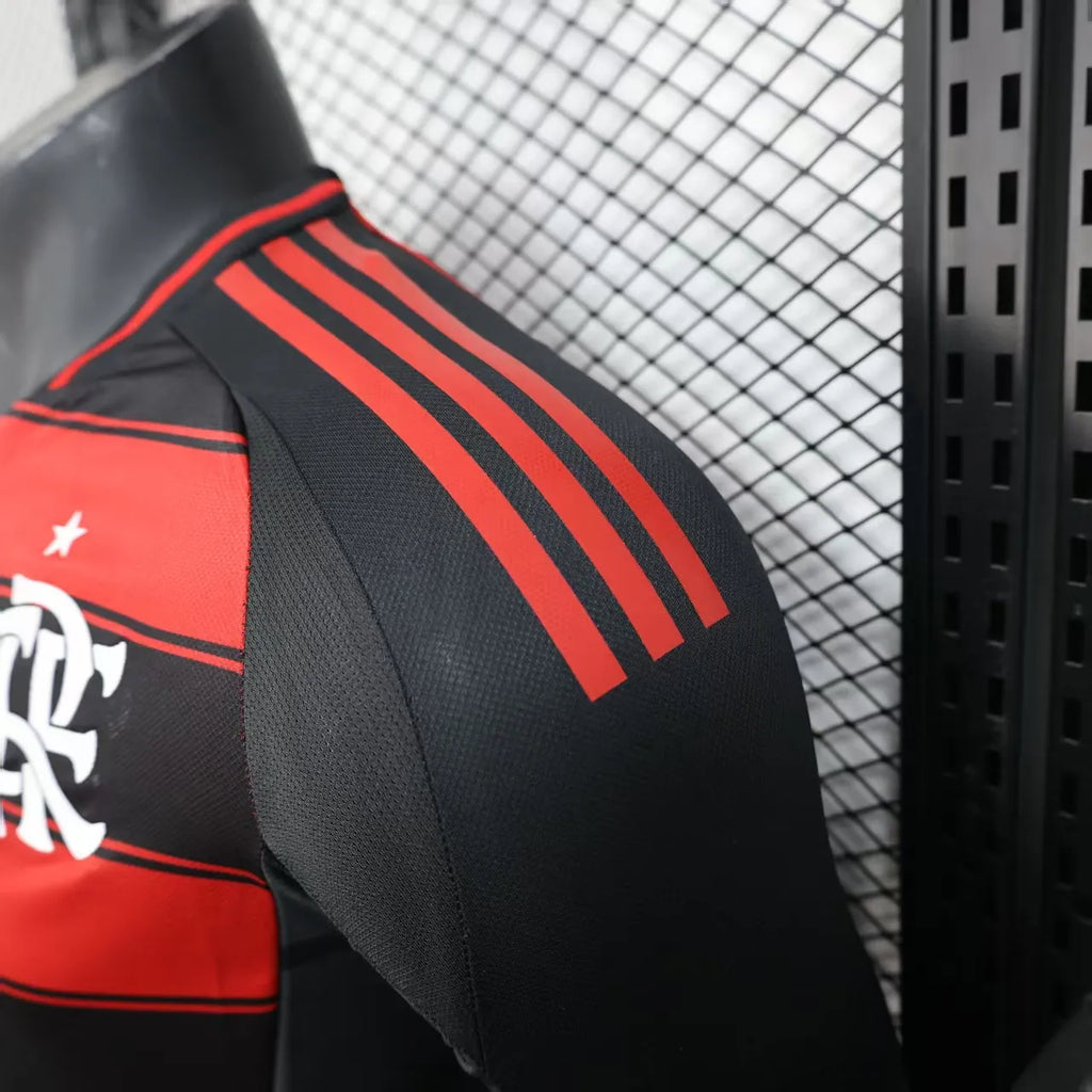 2025/2026 Long Sleeve Player Version Flamengo Home Jersey