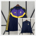 2024/2025 Real Madrid Reversible Windbreaker Black-Black and Purple