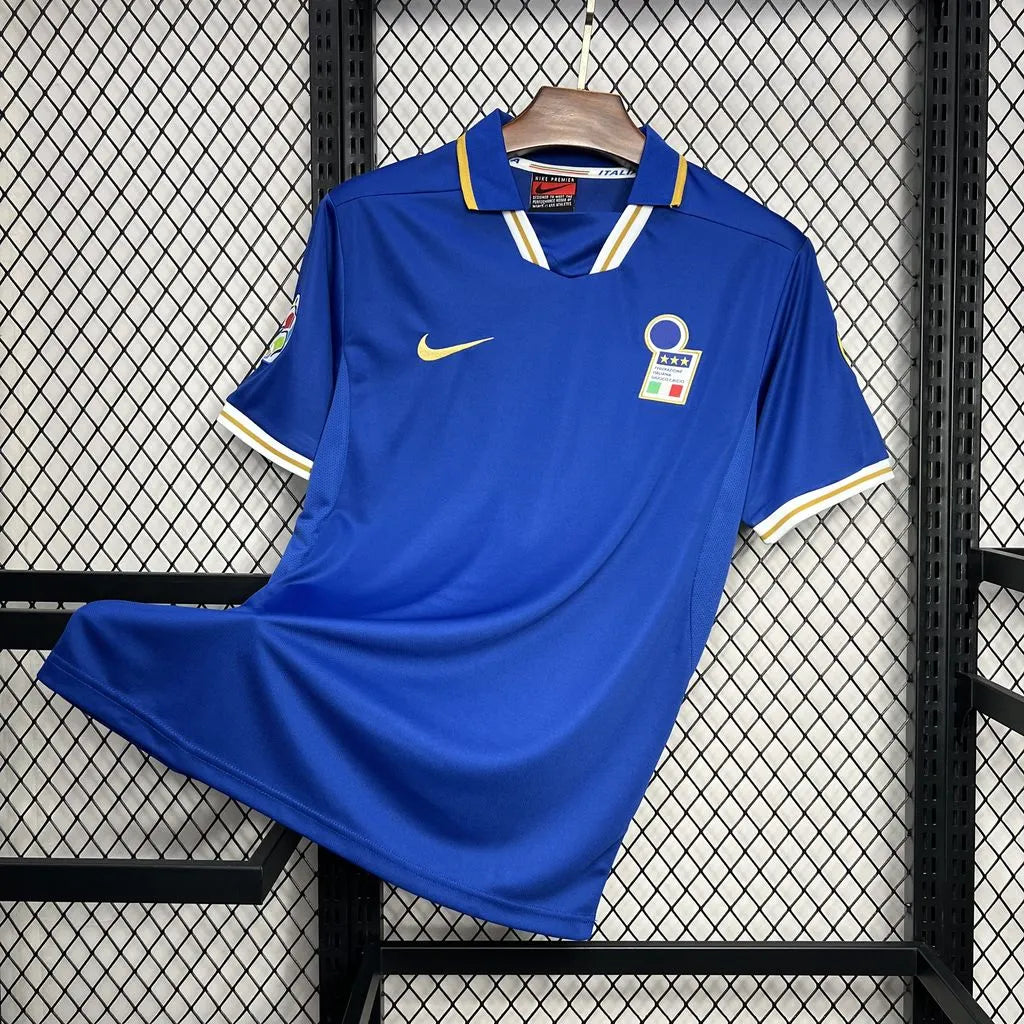 1996 Retro Italy Home Soccer Shirt