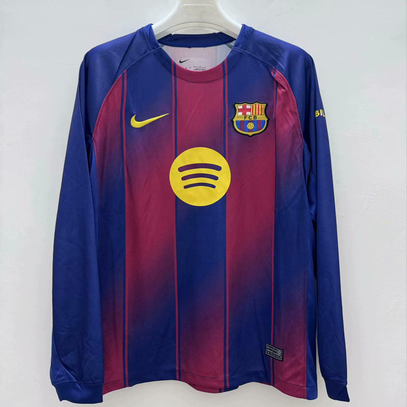 2025/2026 Long Sleeve Barcelona Home