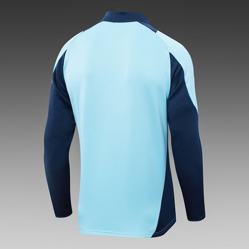 2024/2025 Arsenal Half-Pull Training Suit Baby Blue