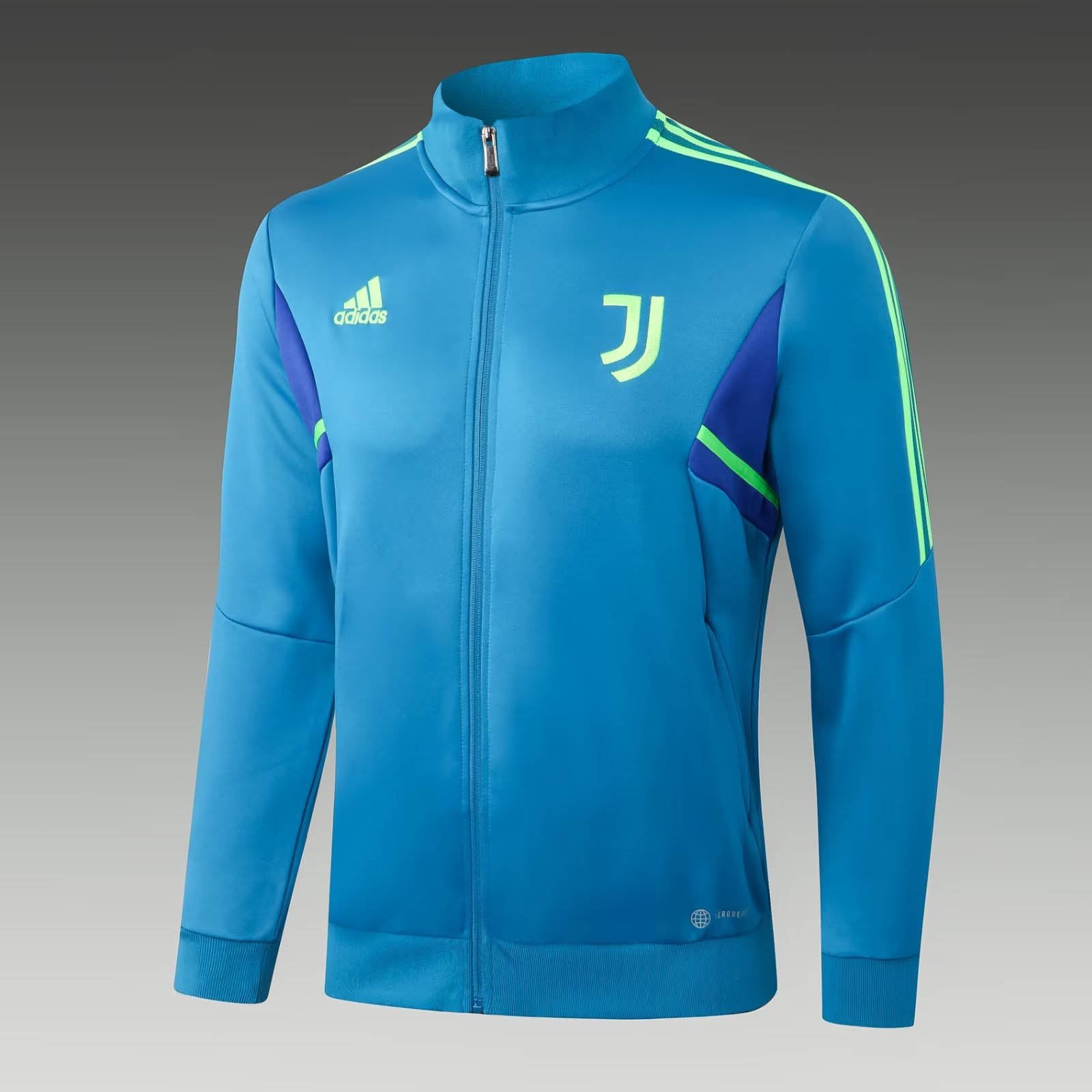 2022/2023 Juventus Long Zipped Jacket Blue