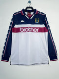 1997-1998 Retro Long Sleeve Manchester City Away