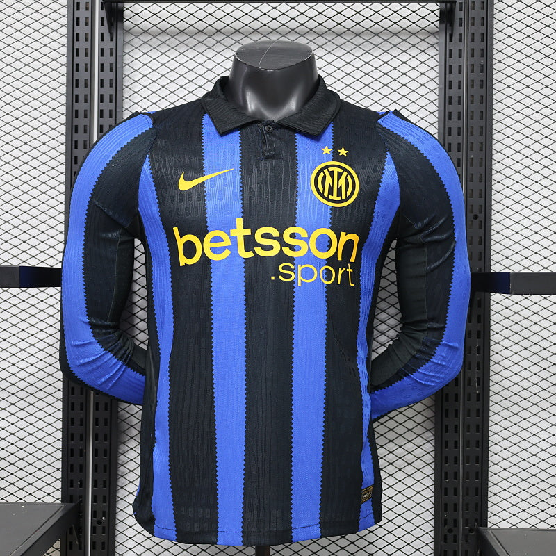 2026/2027 Long Sleeves Player Version Inter Milan Home Football Jersey1:1 Quality Thai topjersey