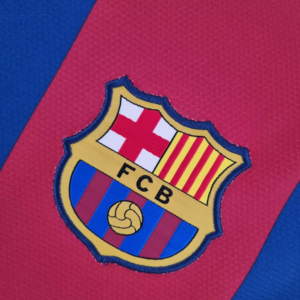 2010/2011 Retro Long Sleeve Barcelona Home