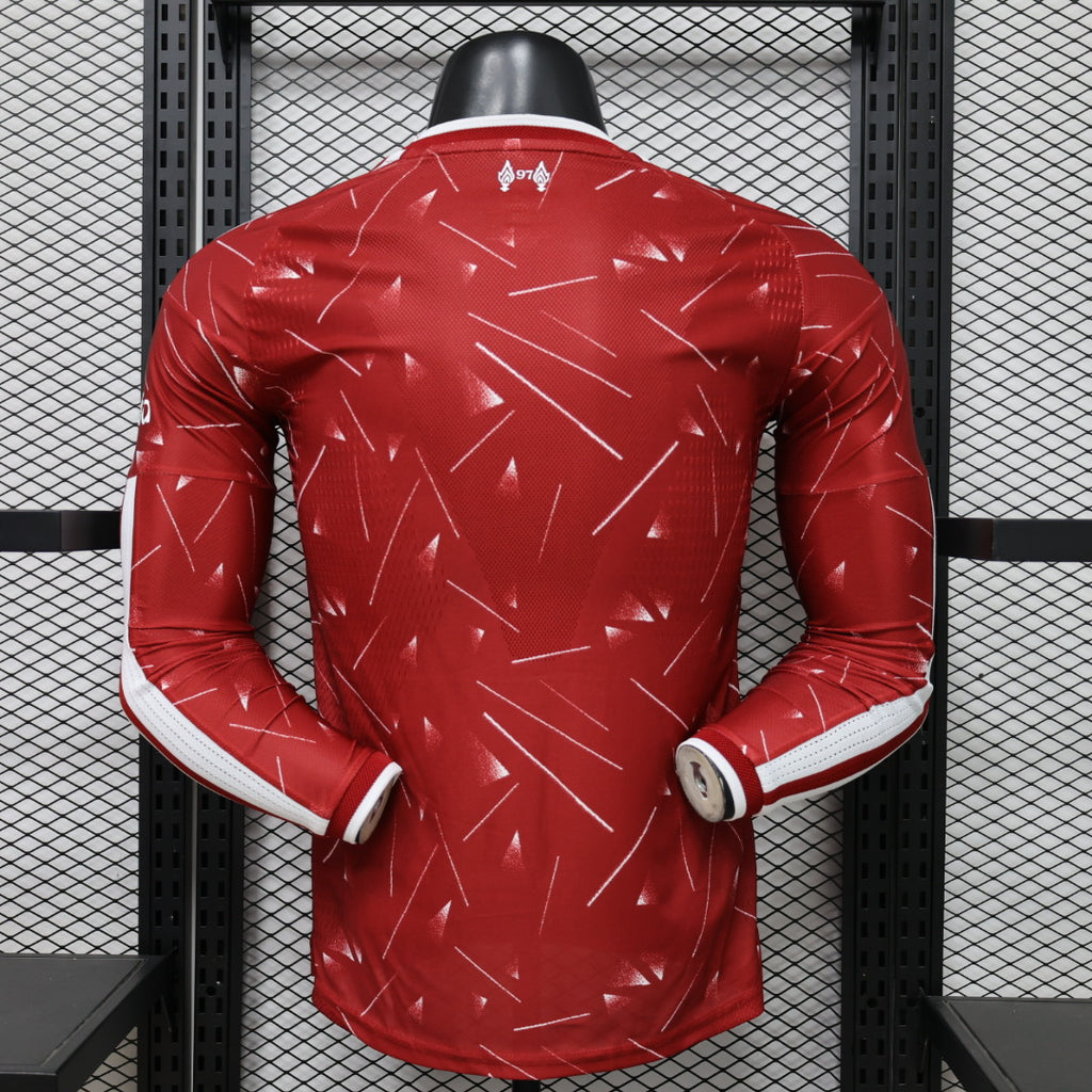2026/2027 Long Sleeve Player Version Liverpool Home Football Jersey 1:1 Thai Quality topjersey